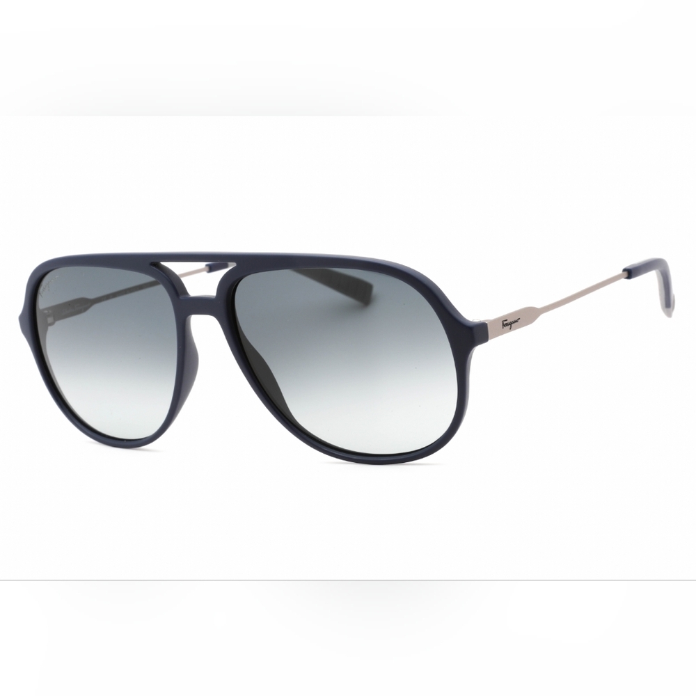 SALVATORE FERRAGAMO SF999S Black Aviator Sunglasses